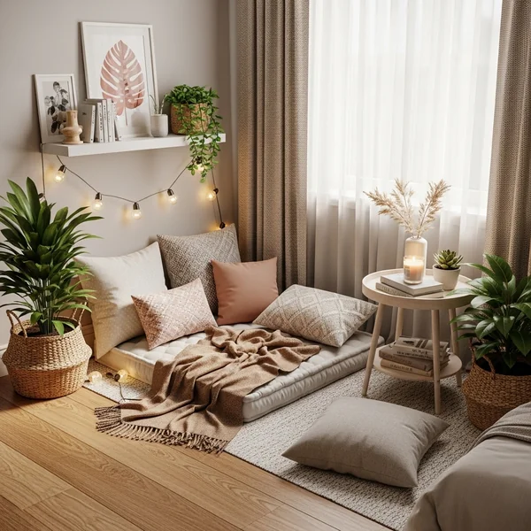 Cozy DIY Bedroom Corner