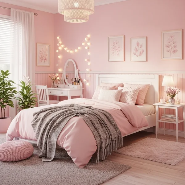 Soft Pink Bedroom Retreat
