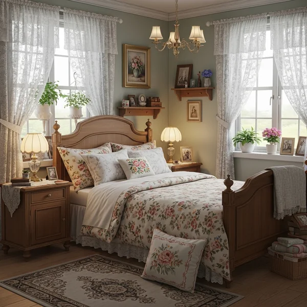 Grandmacore Cozy Bedroom