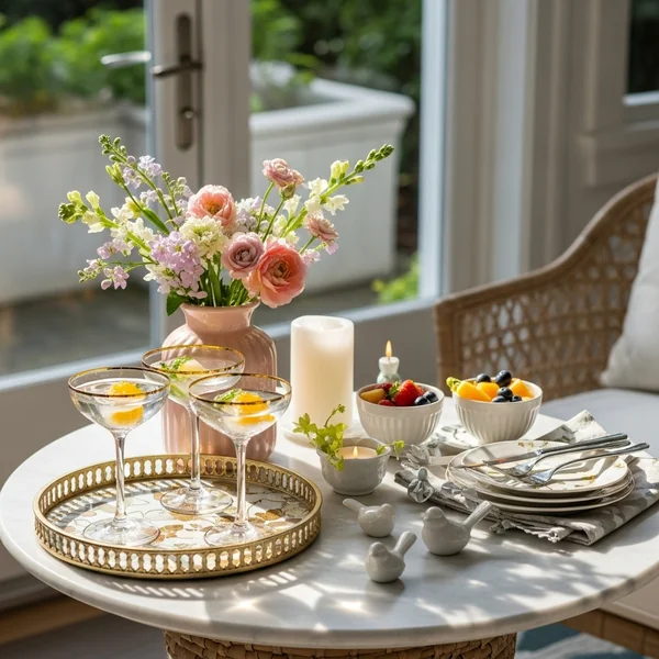 Light & Breezy Cocktail Table