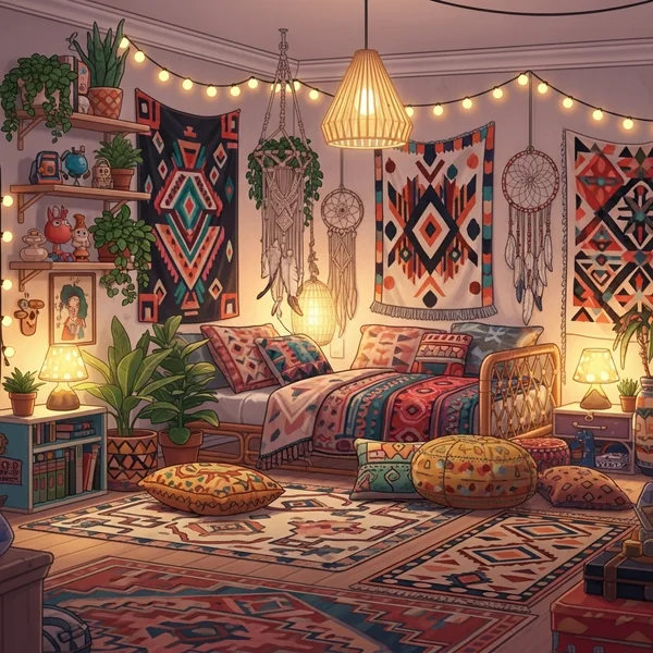 Eclectic Boho Bedroom