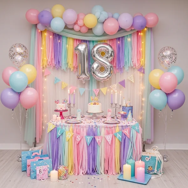18th Birthday Celebration Setup