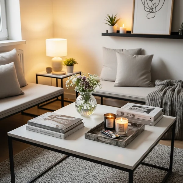 Stylish Coffee Table Decor for Small Living Rooms