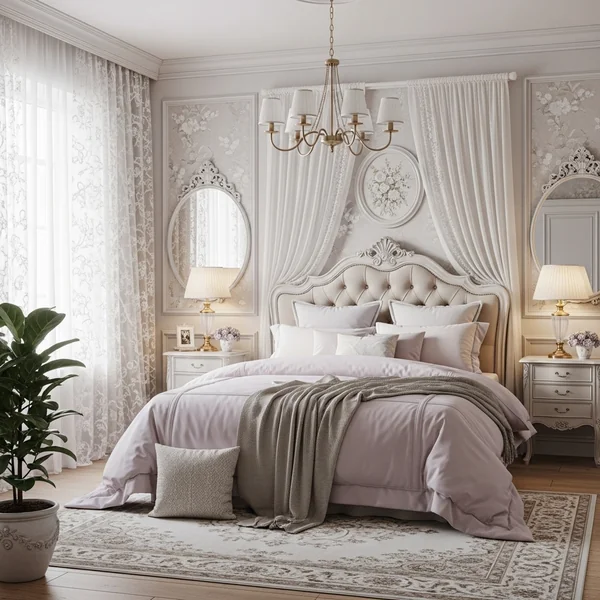 Elegant French Bedroom