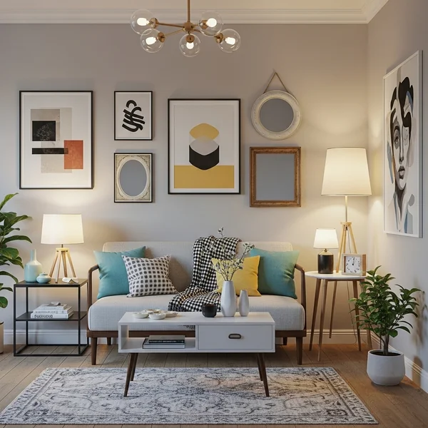 Modern Vintage Small Living Room