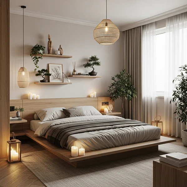 Zen-Inspired Bedroom