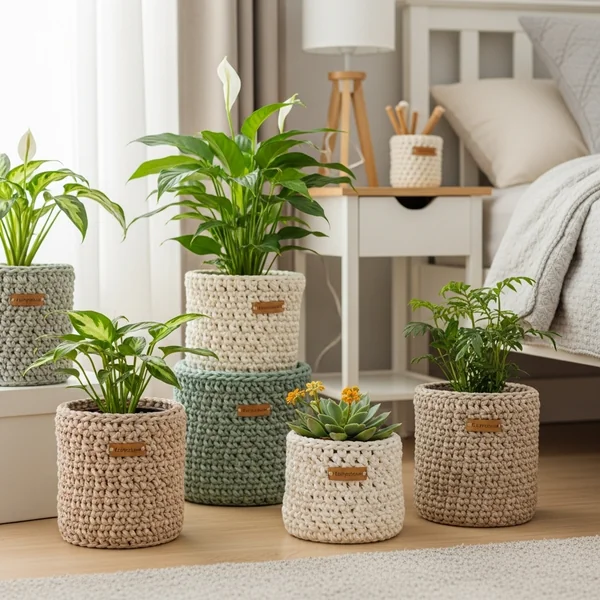Crochet Plant Pot Covers