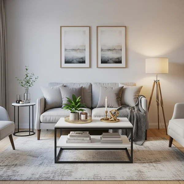 Compact Coffee Table Styling for Small Living Rooms