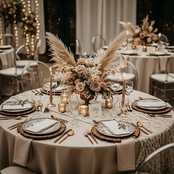 Boho-Chic Wedding Table