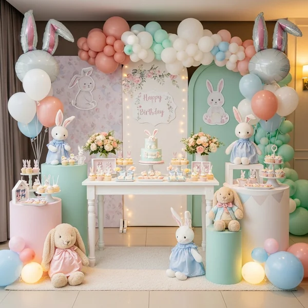 Bunny-Themed Birthday Party