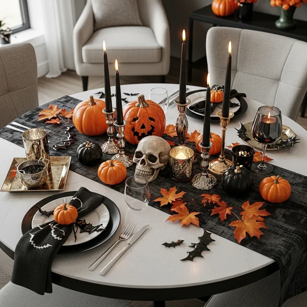 Spooky Elegant Halloween Table