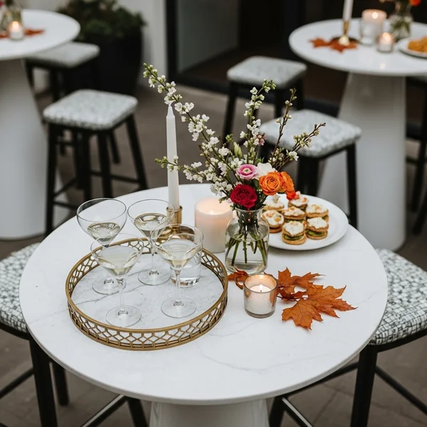 Chic Entertaining Cocktail Table