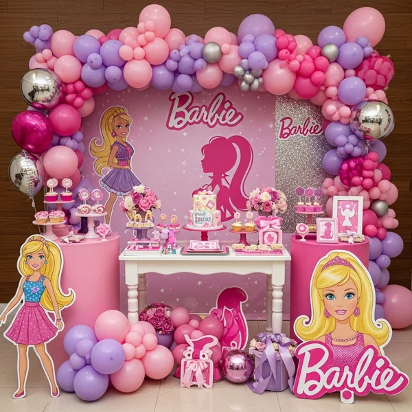 Barbie-Themed Birthday Party