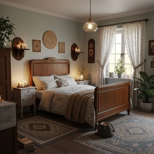 Vintage Spiritual Bedroom