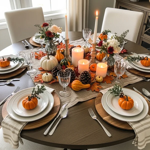 Cozy Thanksgiving Table