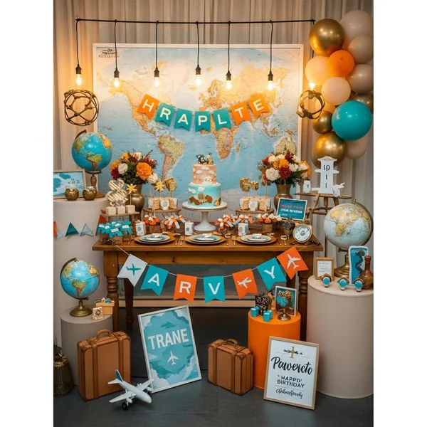 Travel-Themed Birthday Party