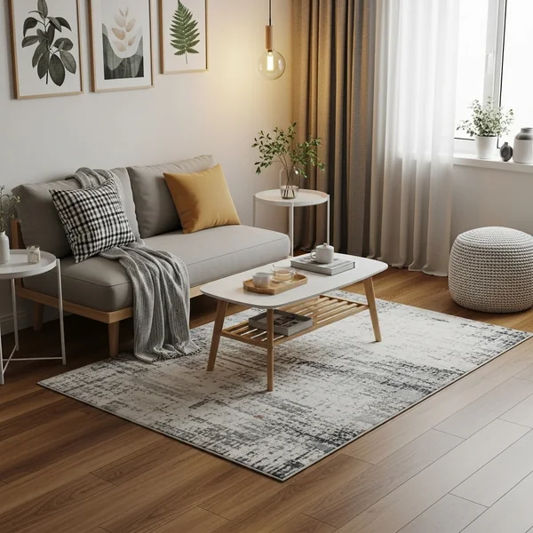 Small Accent Rugs for Compact Living Rooms