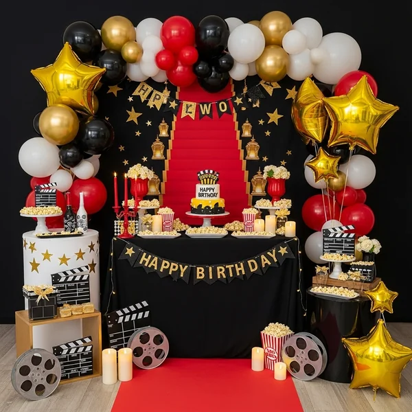 Hollywood Movie Night Birthday