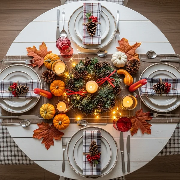 Cozy Holiday Table Vibes
