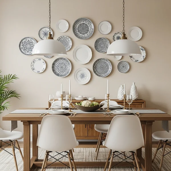 Decorative Plate Wall Display