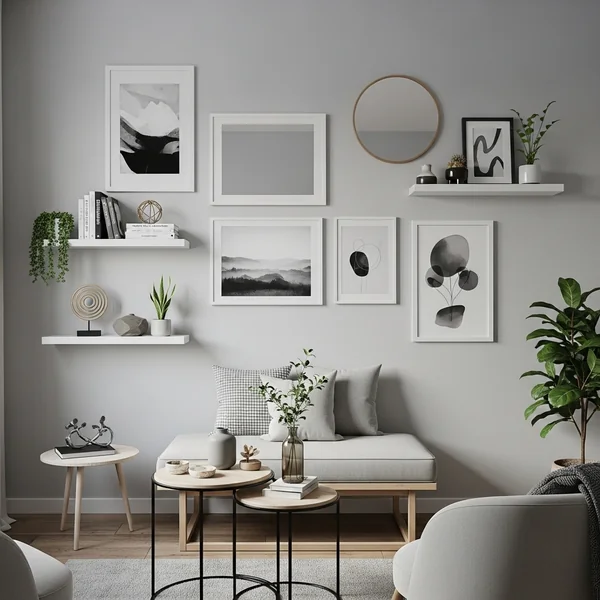 Statement Wall Decor for Small Living Rooms