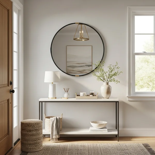 Welcoming Entryway Mirror Moment