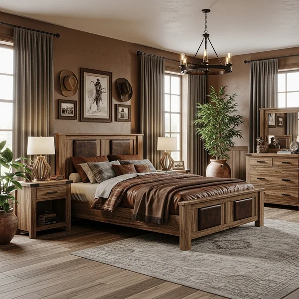 Western Rustic Bedroom