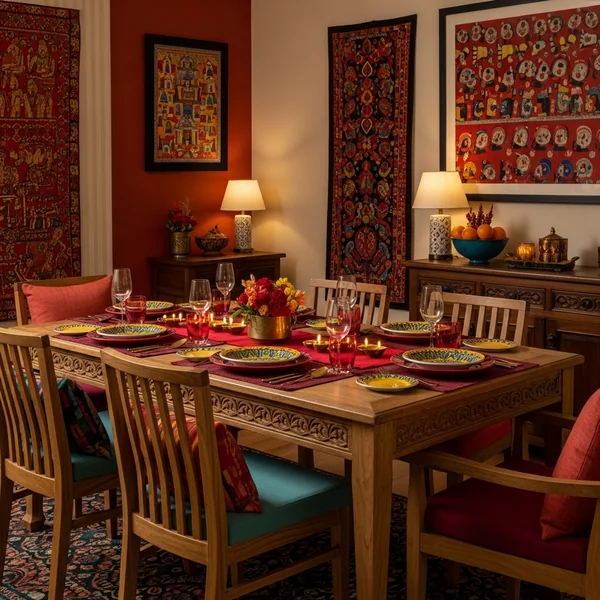 Vibrant Indian Dining Style