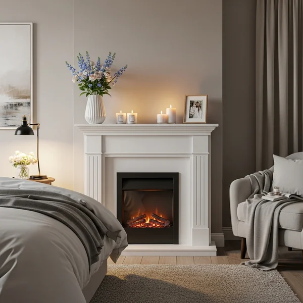 Cozy Bedroom Fireplace