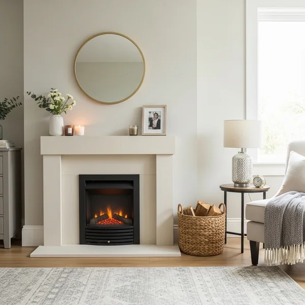 Compact Fireplace Styling