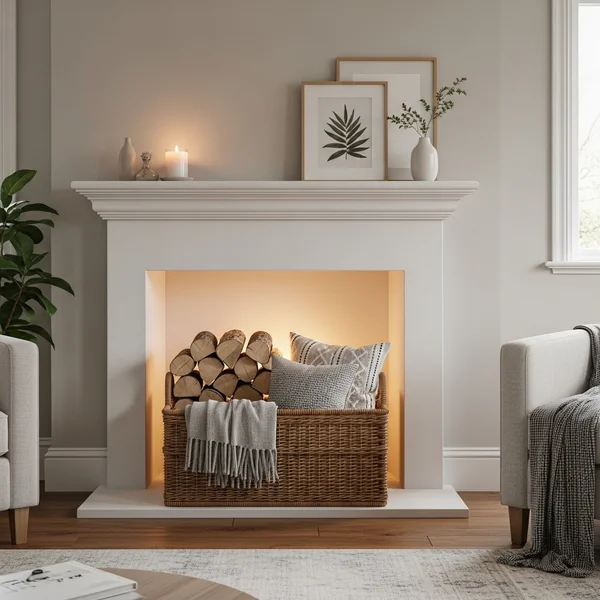 Decorative Fireplace Basket