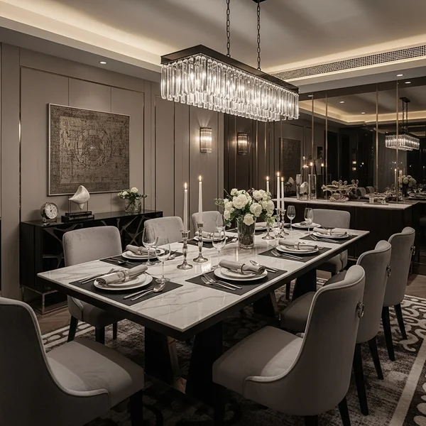 Refined Luxury Dining Look