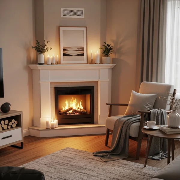 Cozy Corner Fireplace