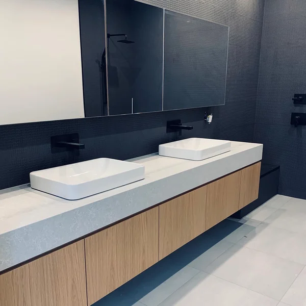 Modern Black and Grey Bathroom Design