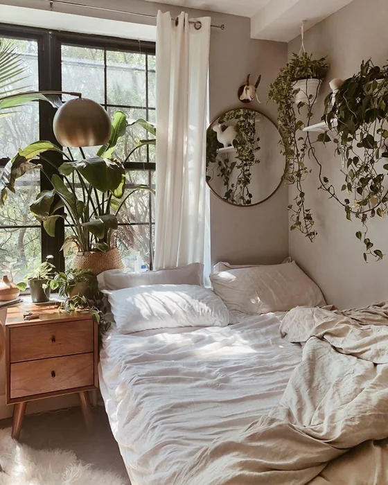 Boho Plant Bedroom