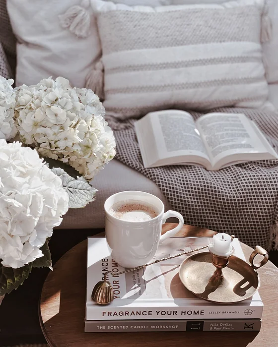 Coffee Table Books and Tray Decor