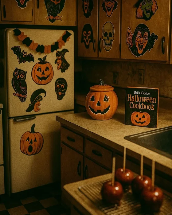Retro Halloween Kitchen