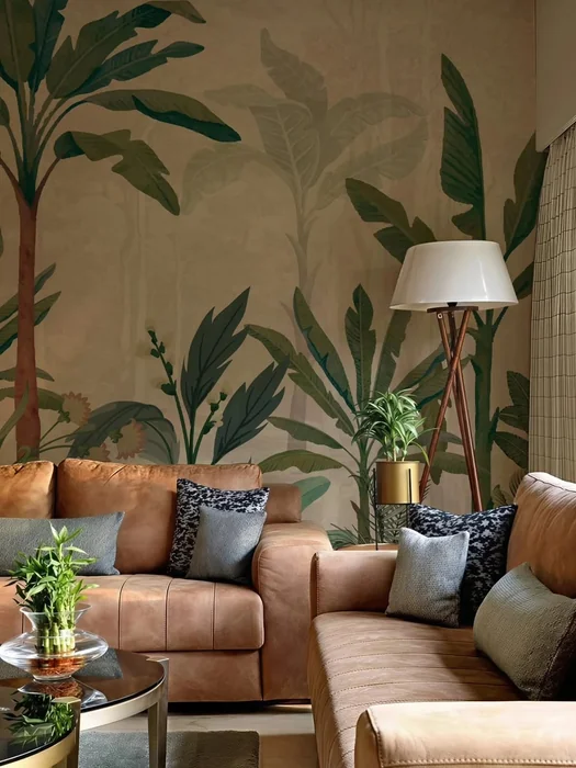 Bold Tropical Canvas Painting