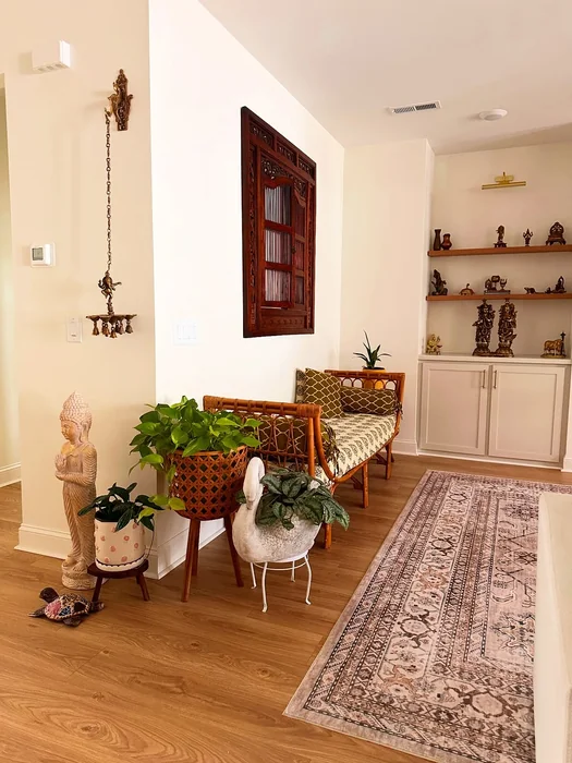 Indian Spiritual Room Corner