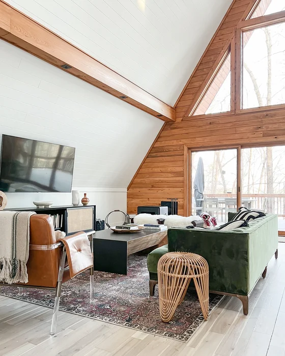 A-Frame Cabin Airbnb Living Room