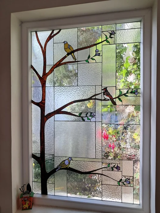Cathedral Floral Stained Glass