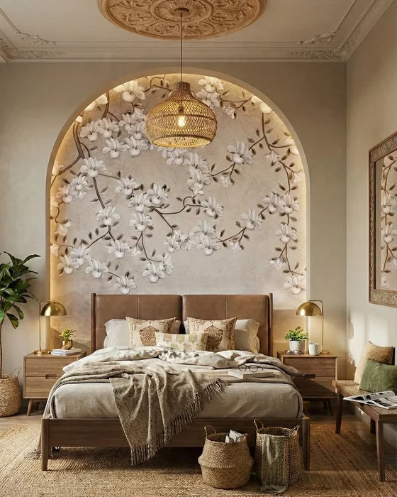 Pink Aesthetic Living Room Wall