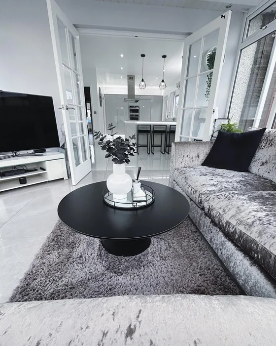 Black Round Coffee Table Living Room