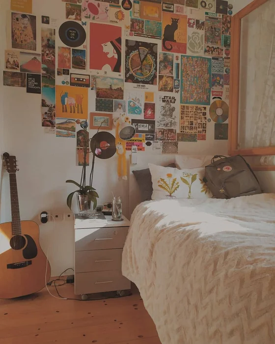 Aesthetic Poster Collage Wall Bedroom