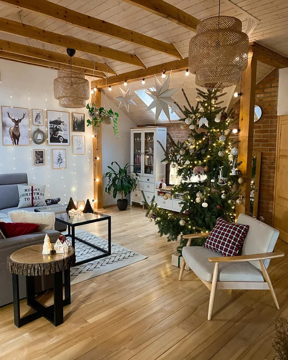 Christmas Living Room Coffee Table Ideas