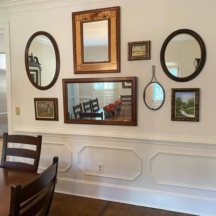 Dining Room Mirror Gallery Wall