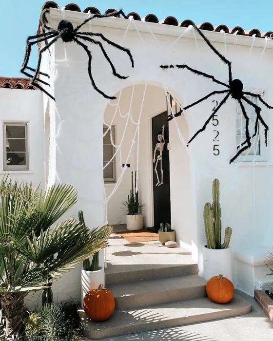 Witch Legs & Wreath Door Decor