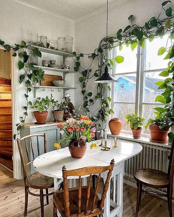 Vintage Kitchen Window Corner