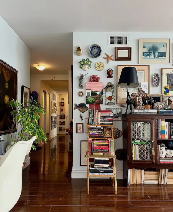 Eclectic Collector's Wall Display