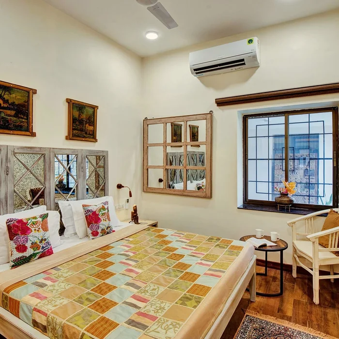 Rustic Indian-Style Airbnb Bedroom